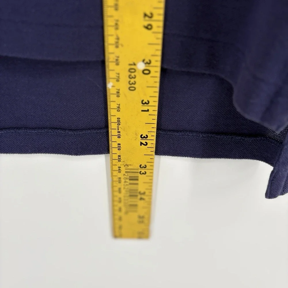 Polo Ralph Lauren Polo Shirt Men's Large Blue With Red Pony Short Sleeve Casual - Picture 8 of 9